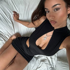 Zephyra Backless Strap Mini Dress