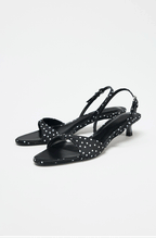 Reina Polka Dot Slingback Heels