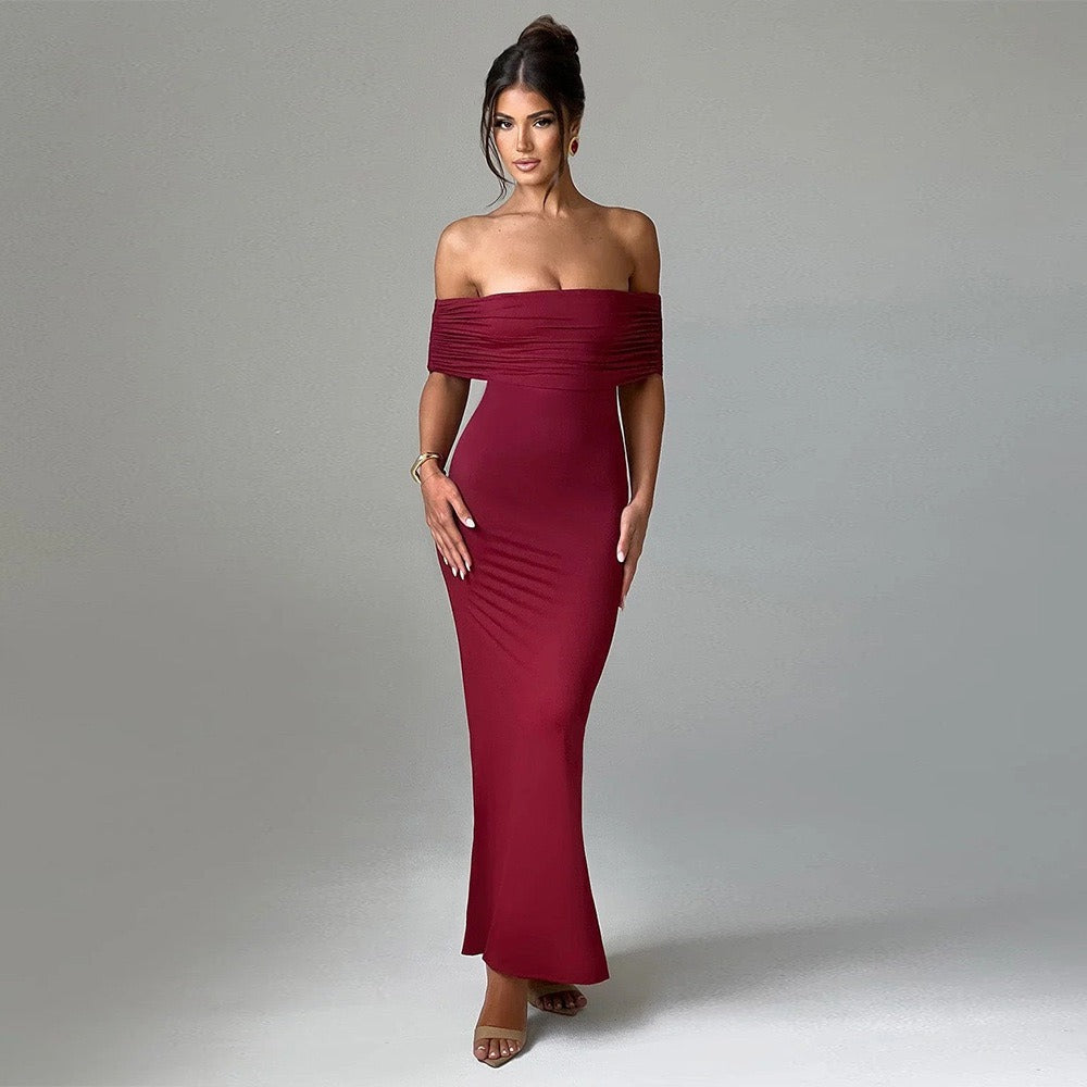 Elira Off-Shoulder Maxi Dress
