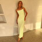 Seline Ruched Cami Maxi Dress
