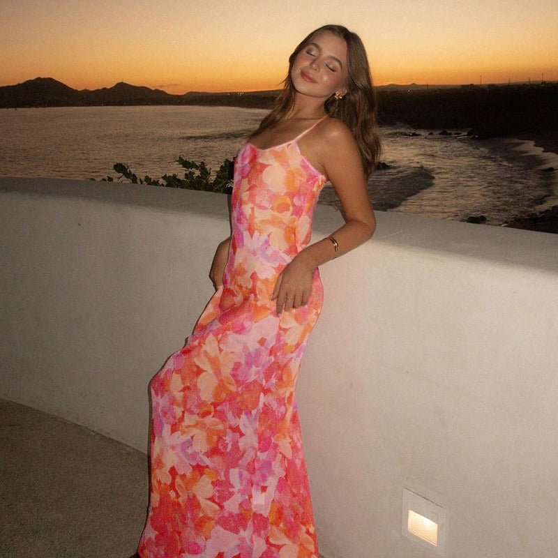 Orya Floral Cami Maxi Dress