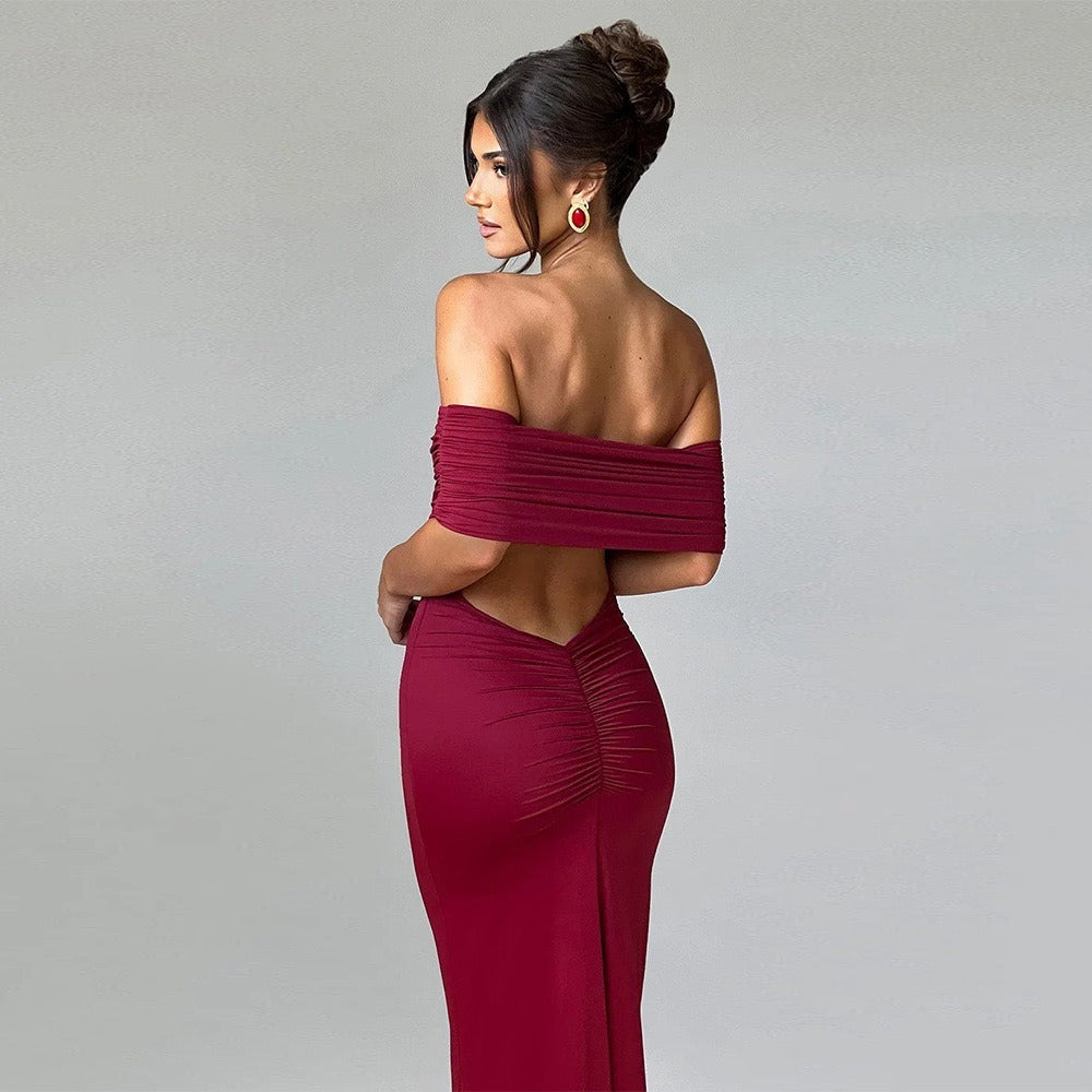 Elira Off-Shoulder Maxi Dress