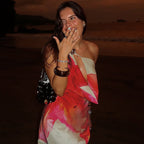 Solina Floral Asymmetric Halter Mini Dress