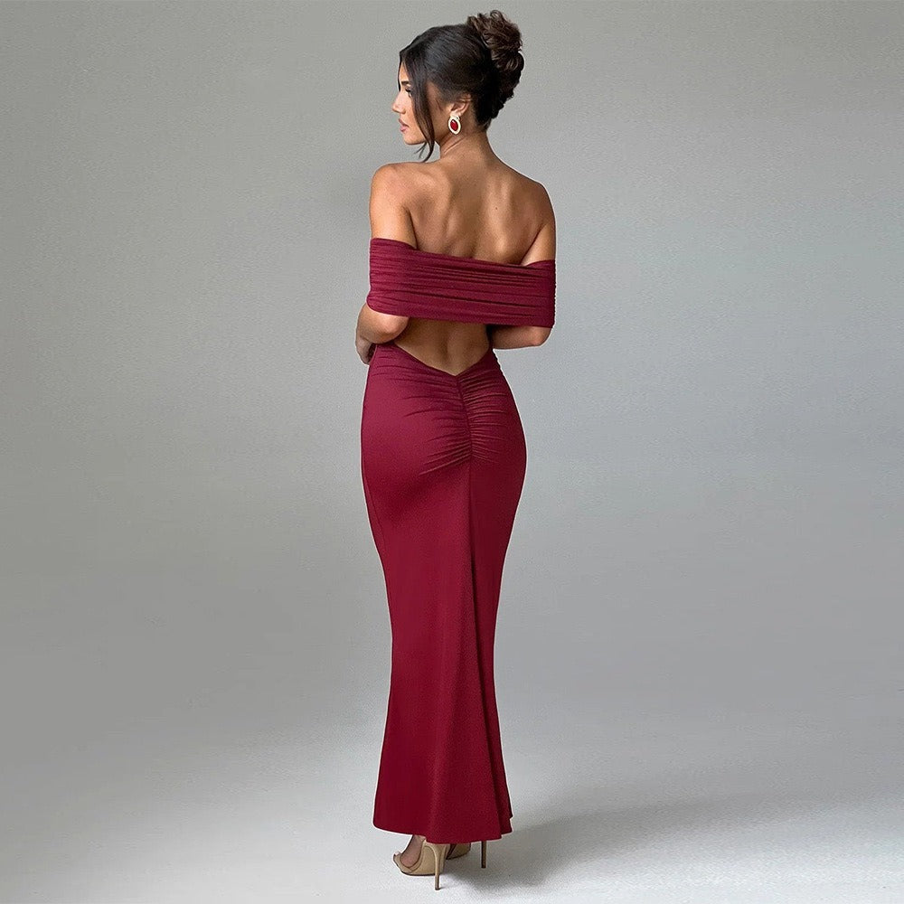 Elira Off-Shoulder Maxi Dress