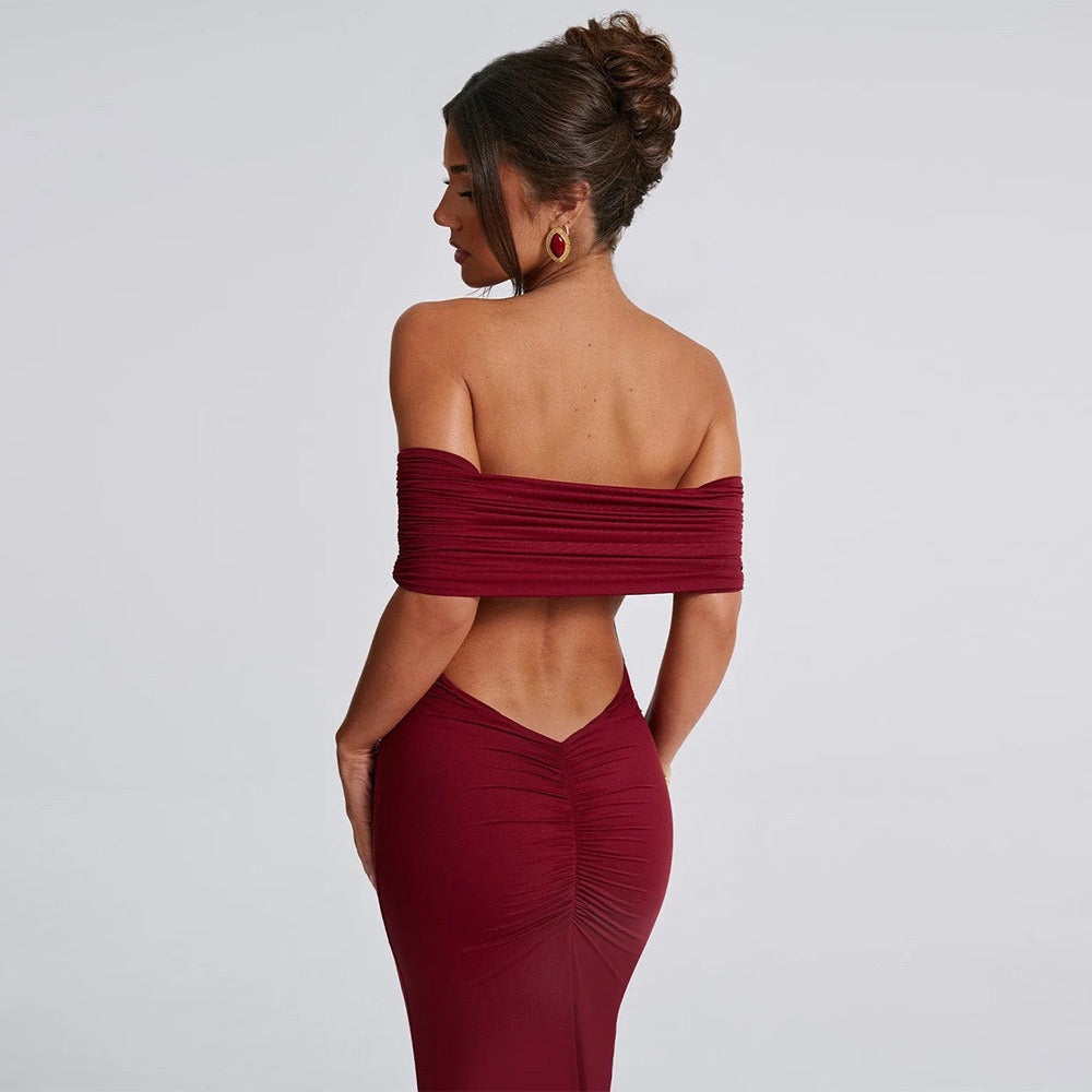 Elira Off-Shoulder Maxi Dress