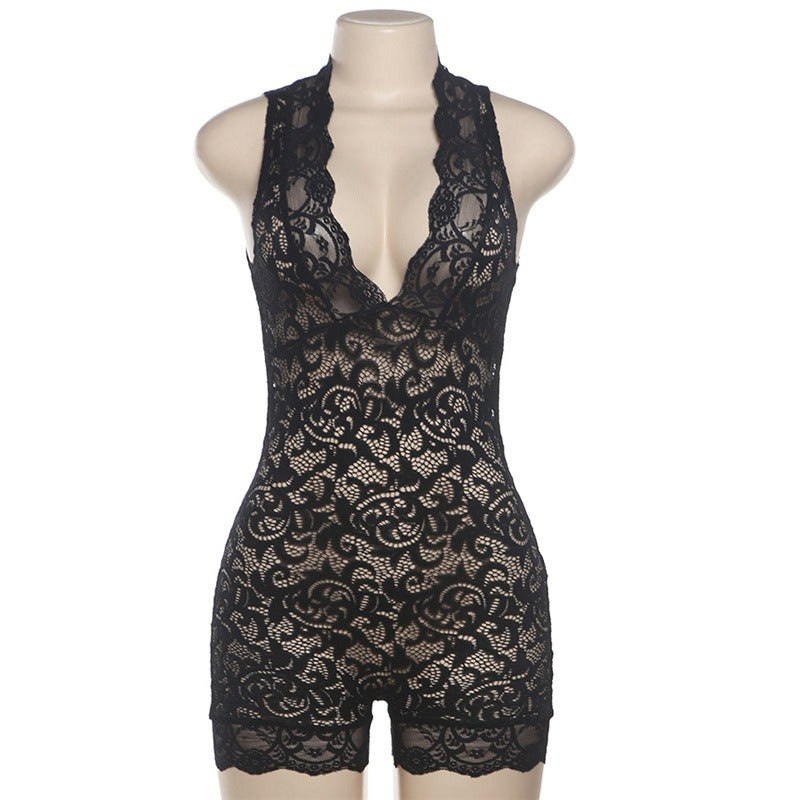 Delina Lace Romper