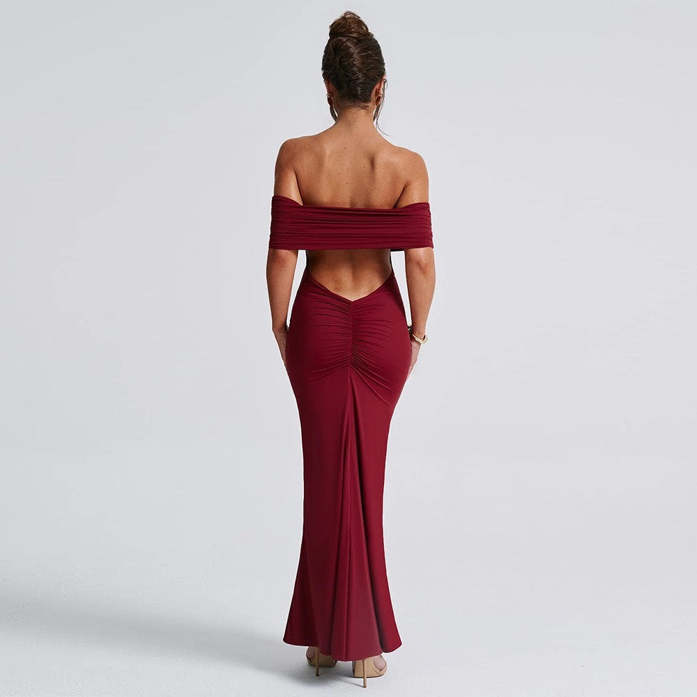 Elira Off-Shoulder Maxi Dress