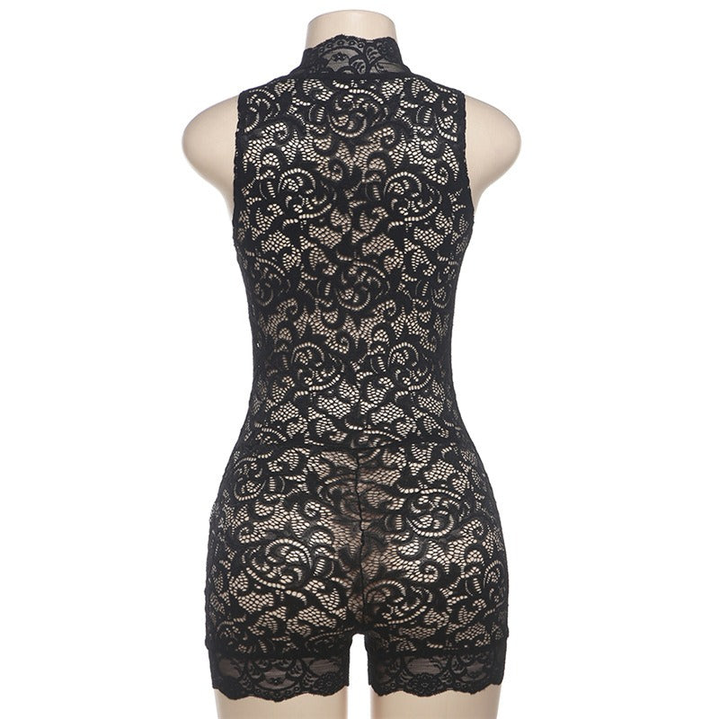 Delina Lace Romper