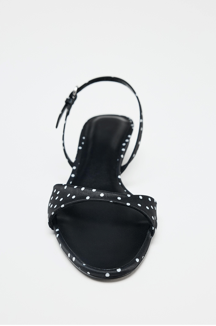 Reina Polka Dot Slingback Heels