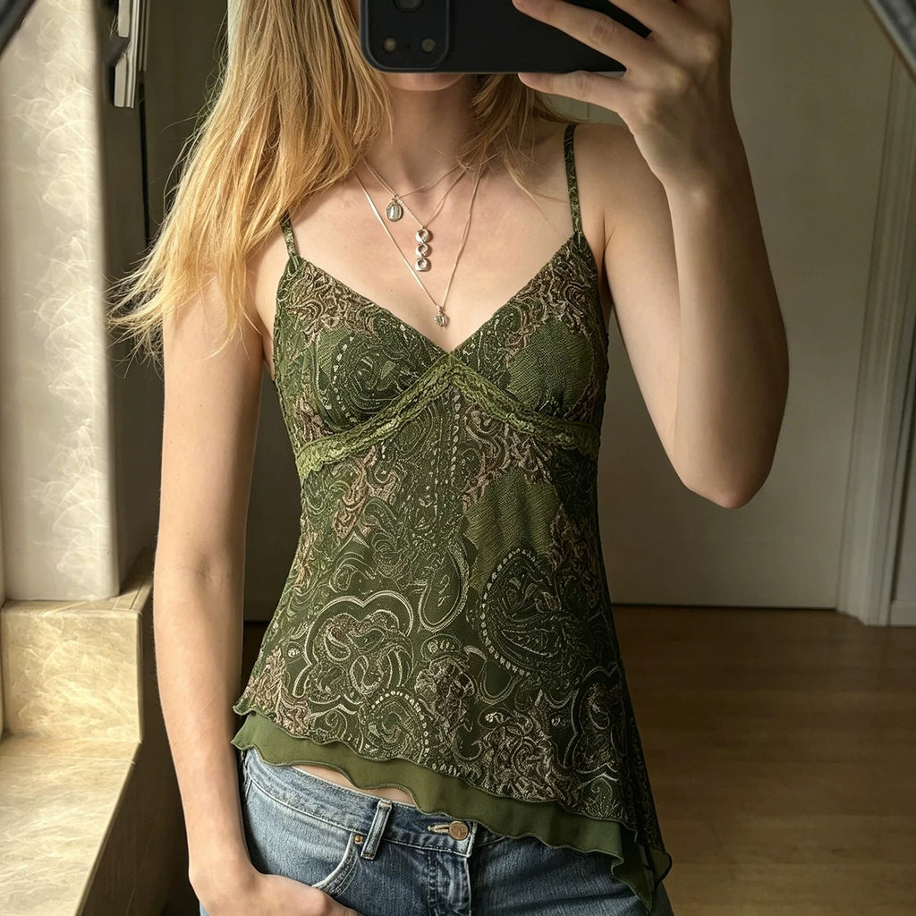 Nola Paisley Cami Top