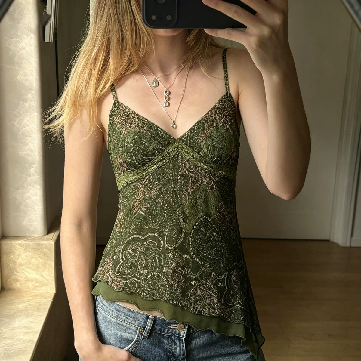 Nola Paisley Cami Top
