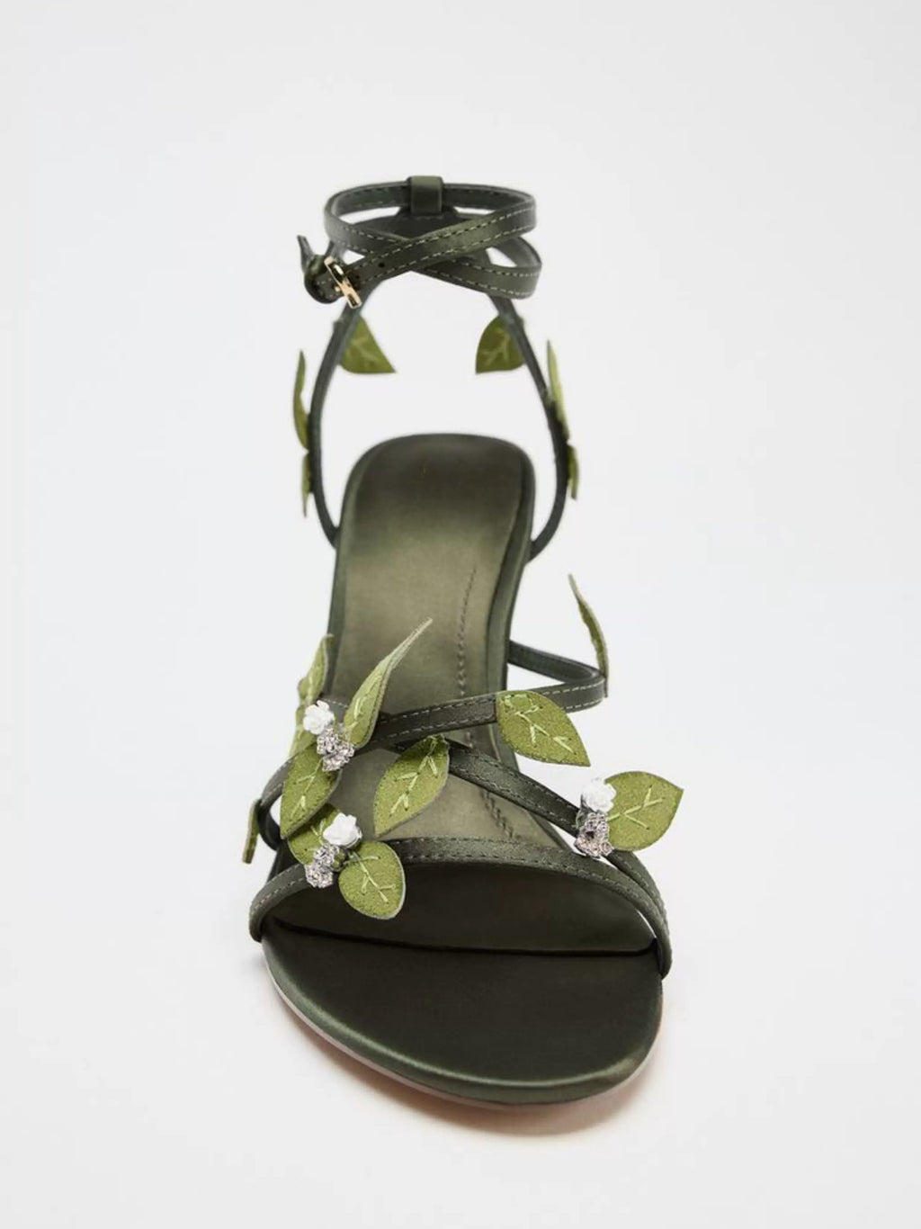 Maxine Botanical Leaf Stiletto Sandals