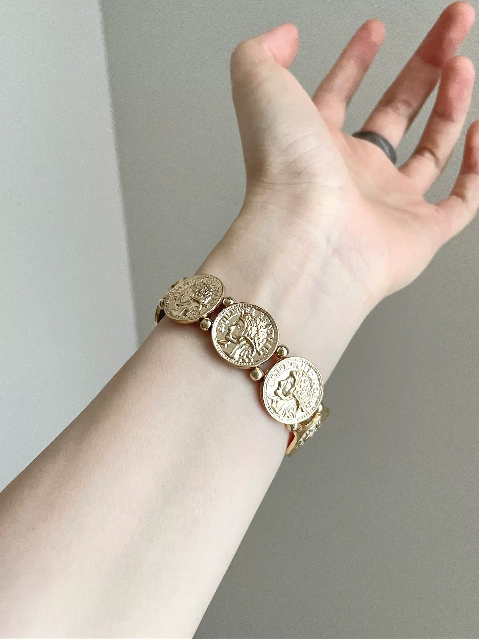 Greta Vintage Ancient Coins Bracelet