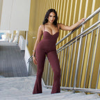 Rhea Sweetheart Flare Jumpsuit