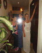 Moira Open Knit Maxi Dress