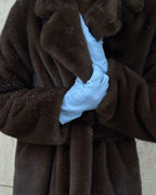 Tabitha Chocolate Faux Fur Coat