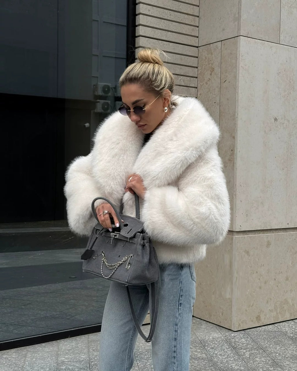 Valencia Luxe Faux Fur Jacket