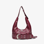 Bianca Vintage Buckle Hobo Shoulder Bag