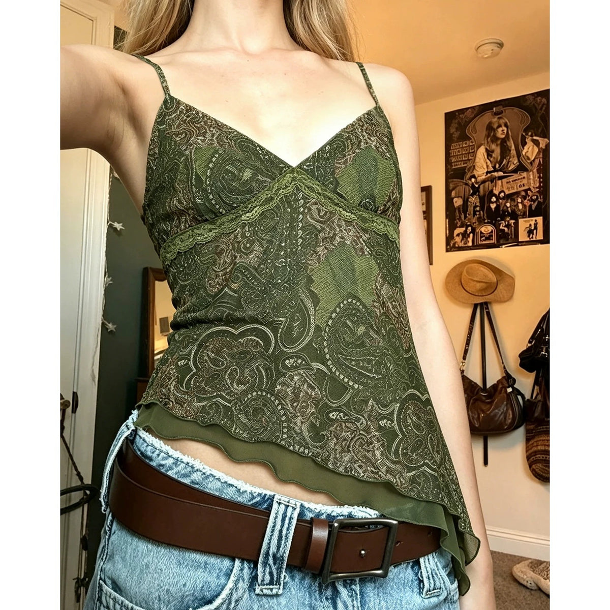 Nola Paisley Cami Top