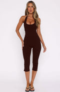 Veda Halter Capri Jumpsuit