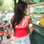 Rositsa Retro Sport Halter Top