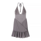 Selene Sequin Halter Mini Dress