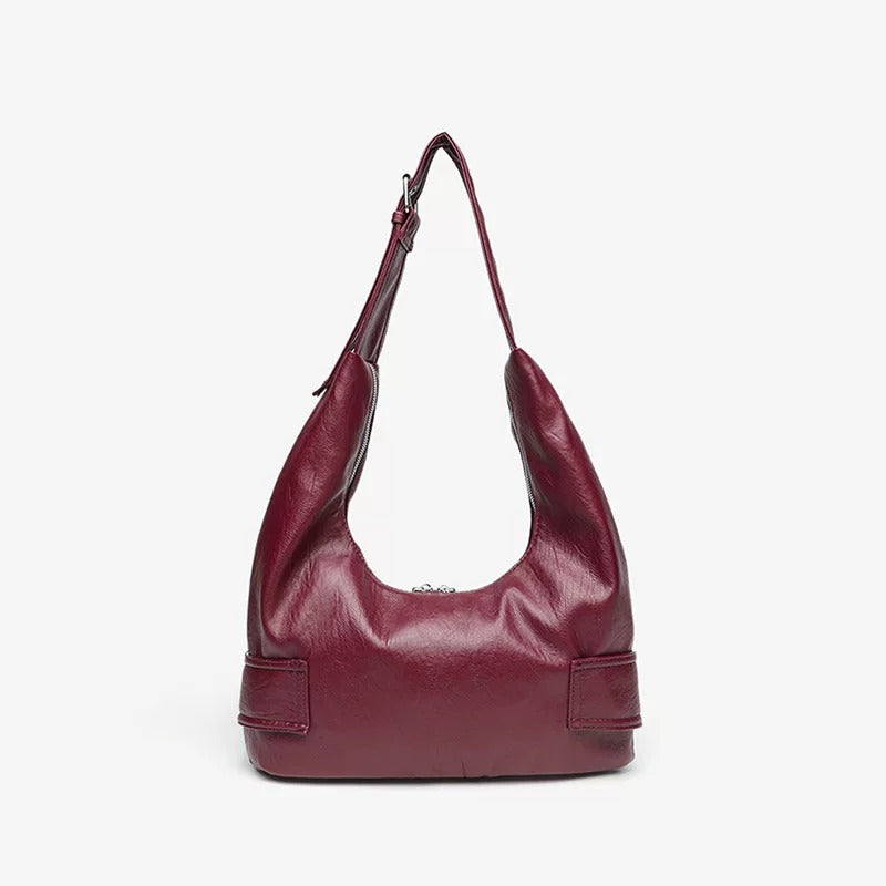 Bianca Vintage Buckle Hobo Shoulder Bag