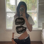 Arlette Graphic Lips Oversized T-Shirt