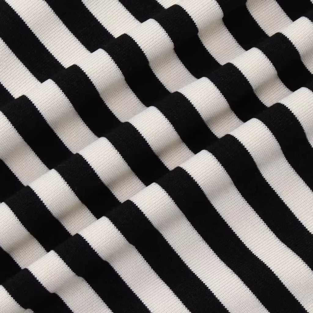 Pilar Striped Off-Shoulder Top