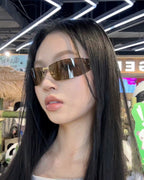 Naomi Shield Lens Wraparound Sunglasses