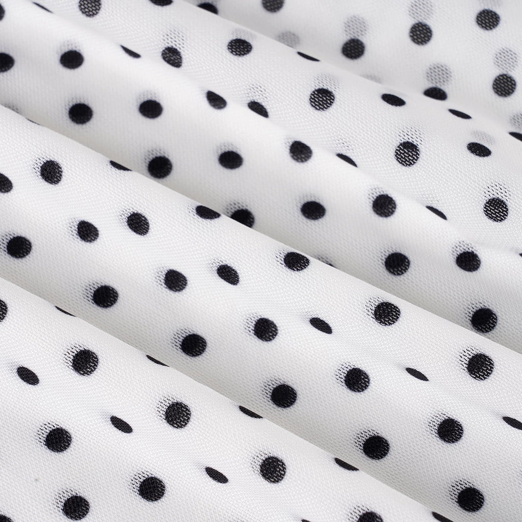Wen Polka Dot Asymmetrical Midi Skirt