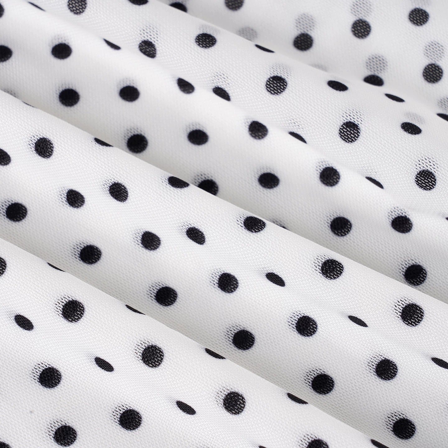 Wen Polka Dot Asymmetrical Midi Skirt