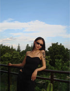 Thea Slim Oval Sunglasses