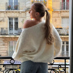 Velina Soft Off-Shoulder Knit Sweater