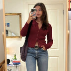 Nalani Soft Knit Button-Up Cardigan