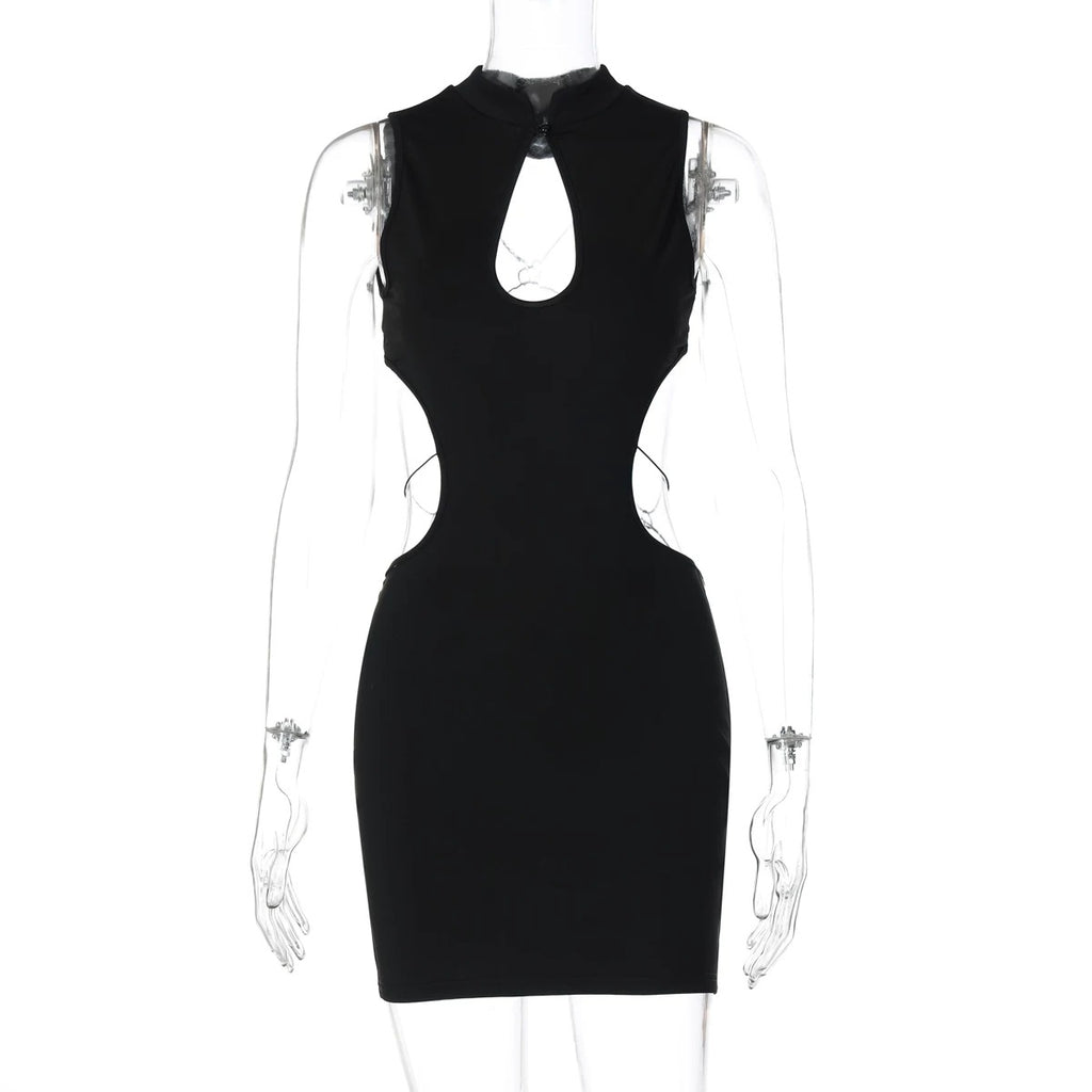 Zephyra Backless Strap Mini Dress