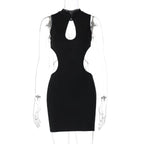 Zephyra Backless Strap Mini Dress