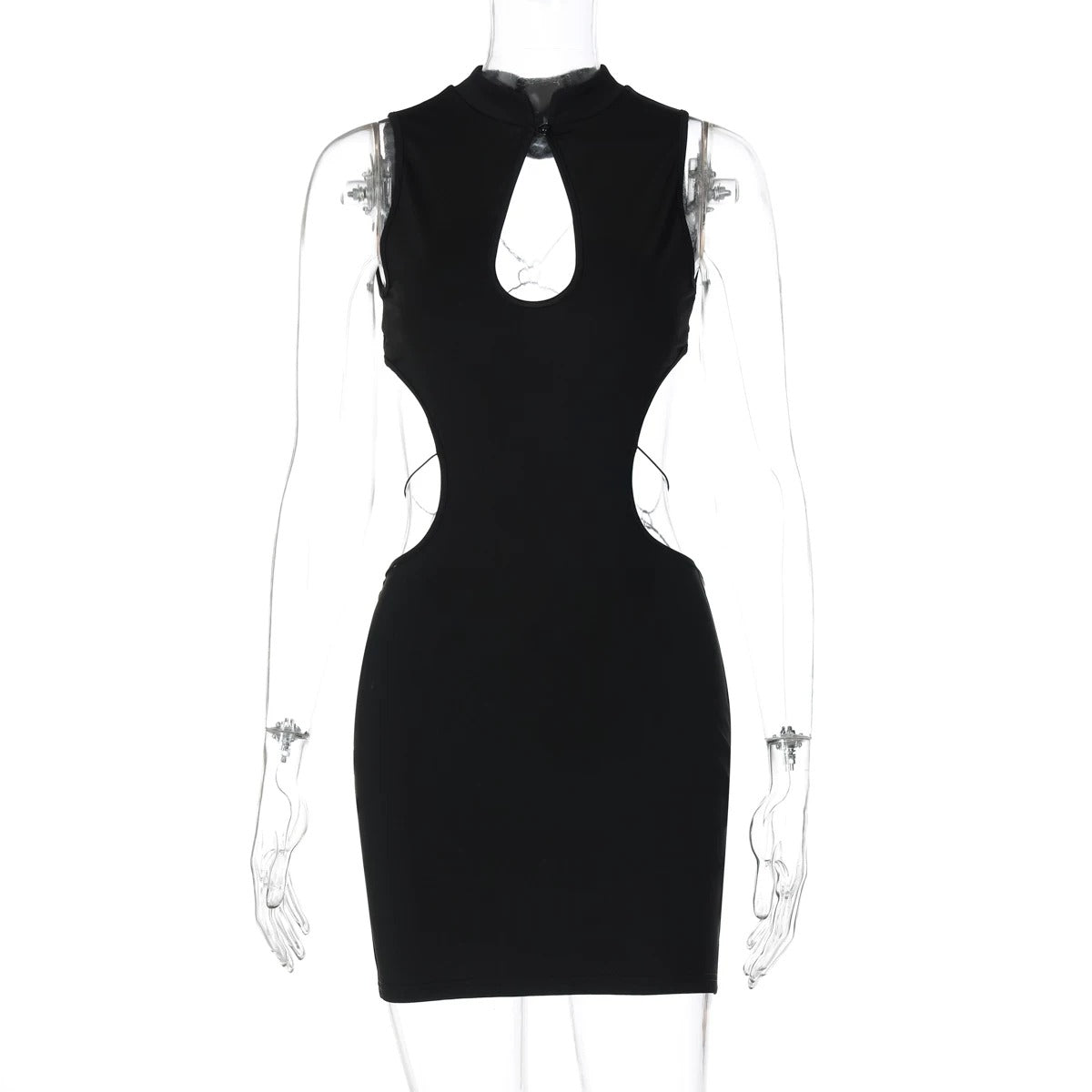 Zephyra Backless Strap Mini Dress