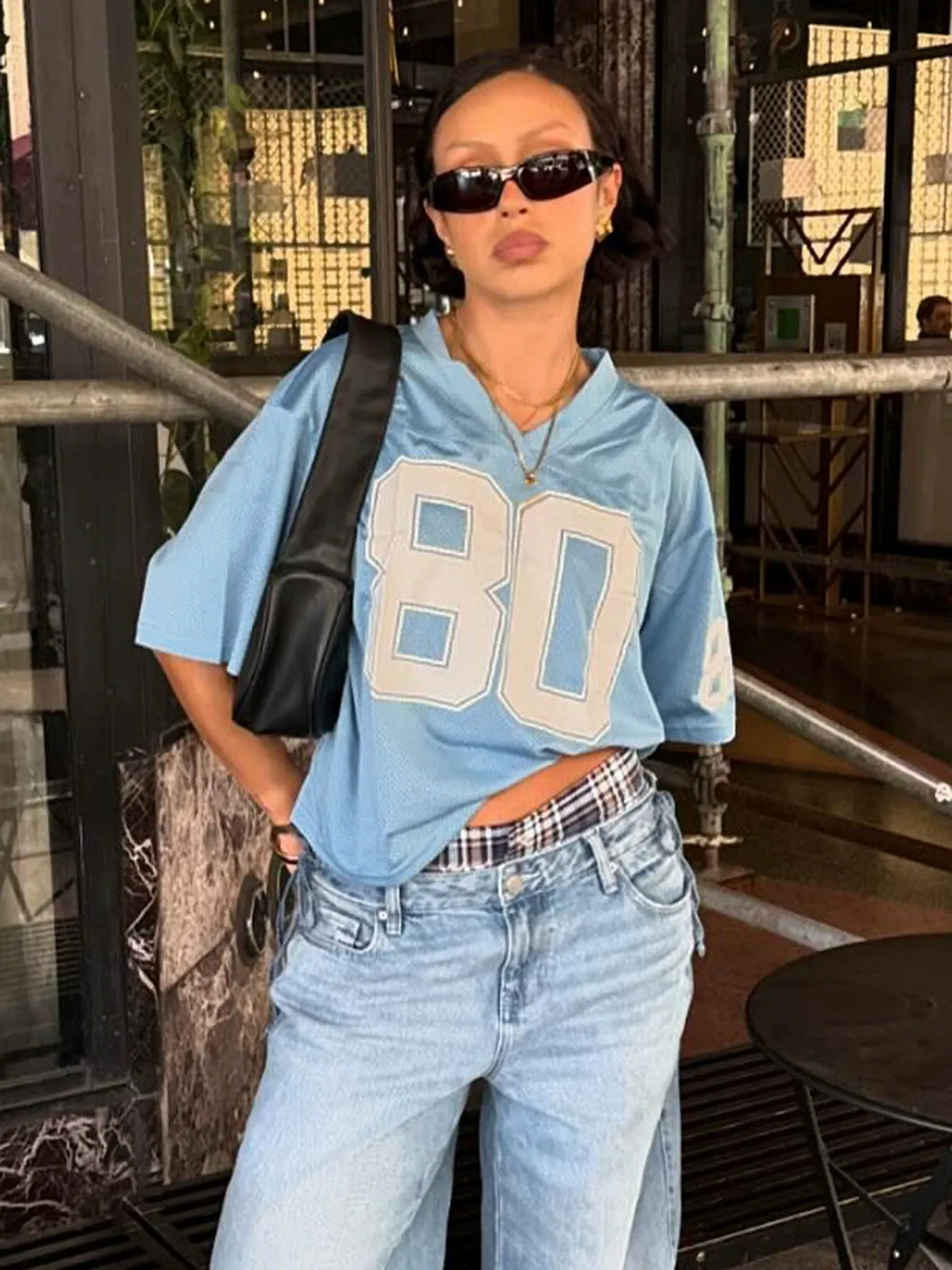 Oversized 80 Mesh Jersey Tee