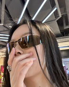Naomi Shield Lens Wraparound Sunglasses