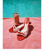 Mira Bow Leather Mules
