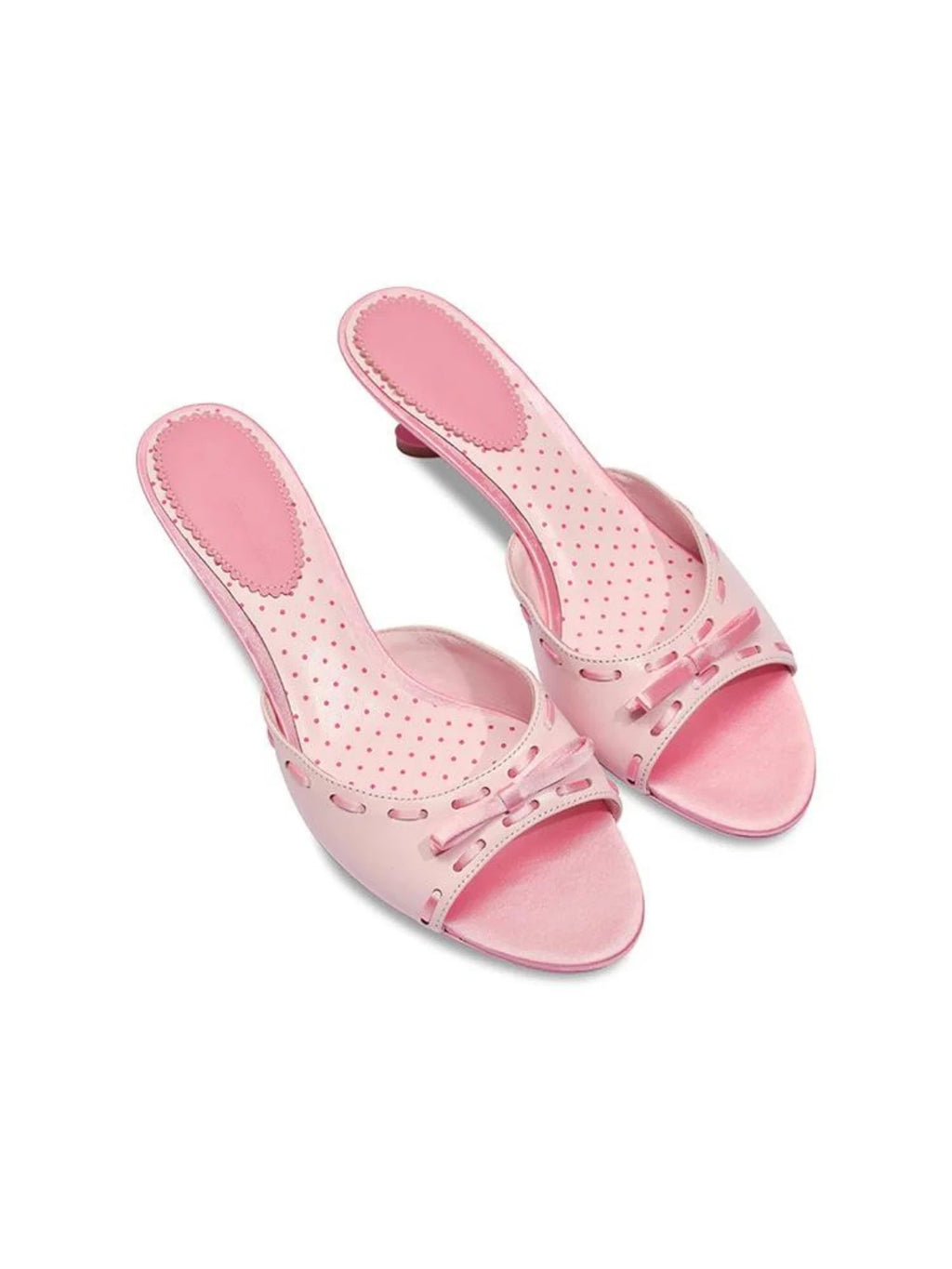 Mira Bow Leather Mules