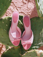 Mira Bow Leather Mules