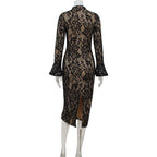 Nairi Floral Lace Midi Dress
