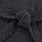 Evelyn Belted Wool-Blend Coat
