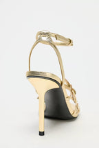Maxine Botanical Leaf Stiletto Sandals