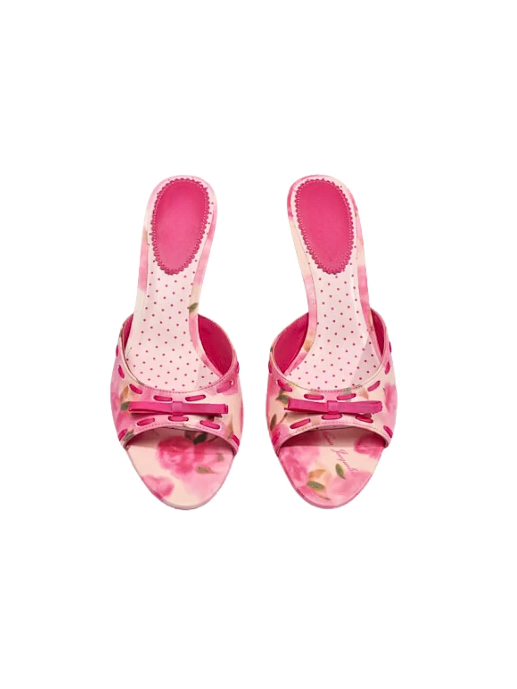 Mira Bow Leather Mules