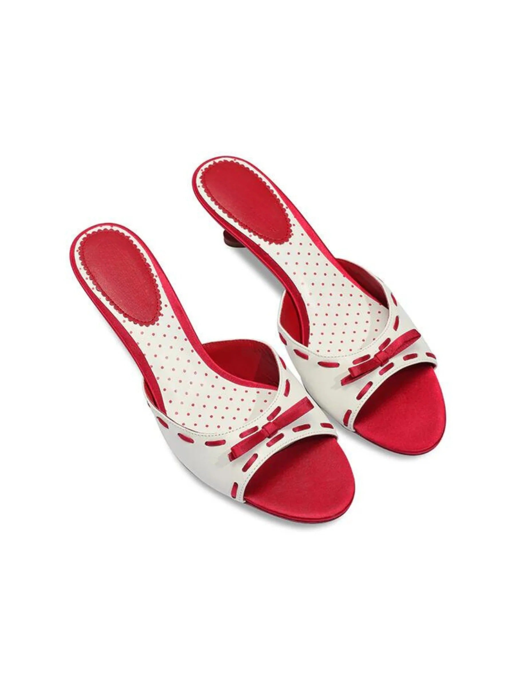 Mira Bow Leather Mules