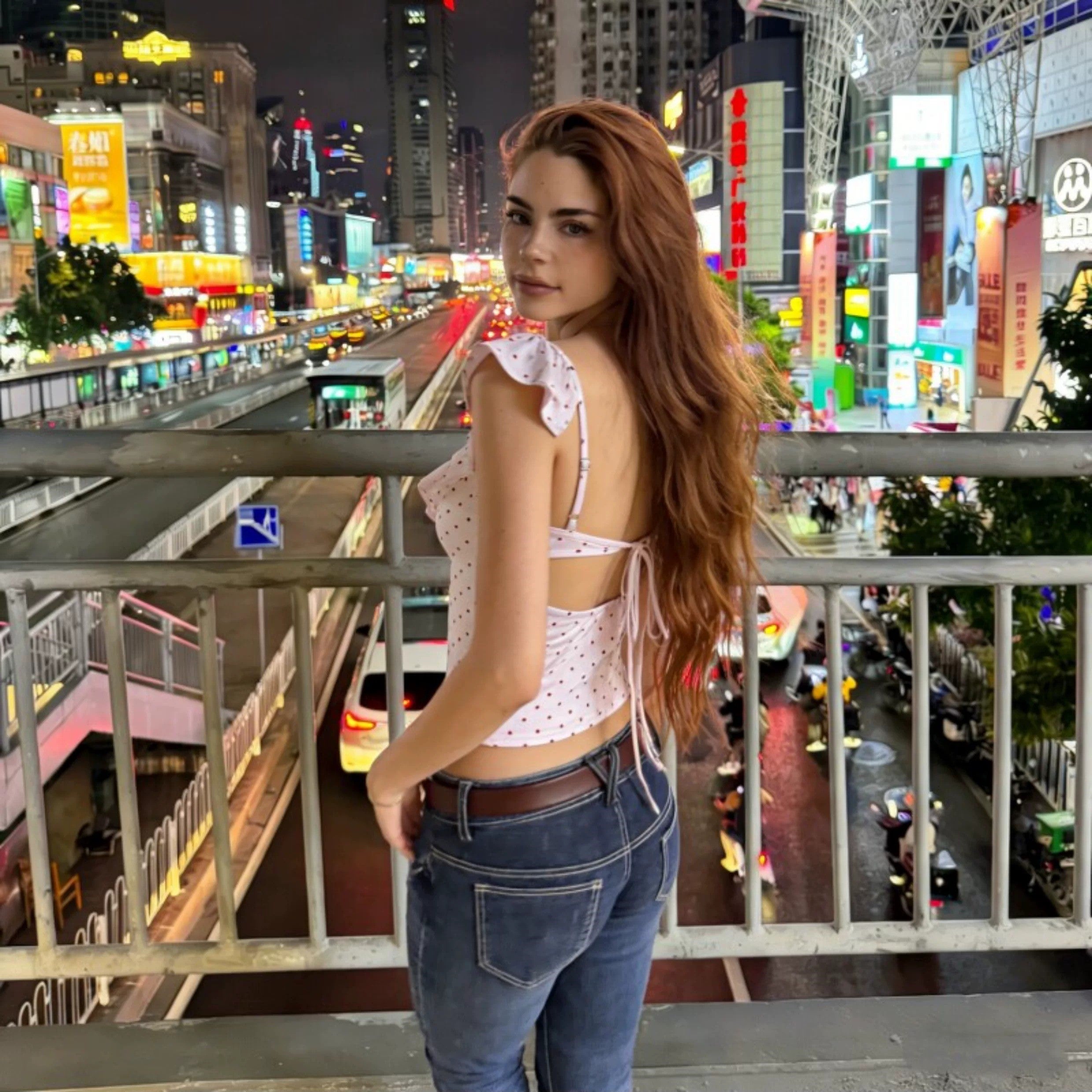 Riko Ruffle Tie Front Crop Top