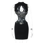 Zephyra Backless Strap Mini Dress
